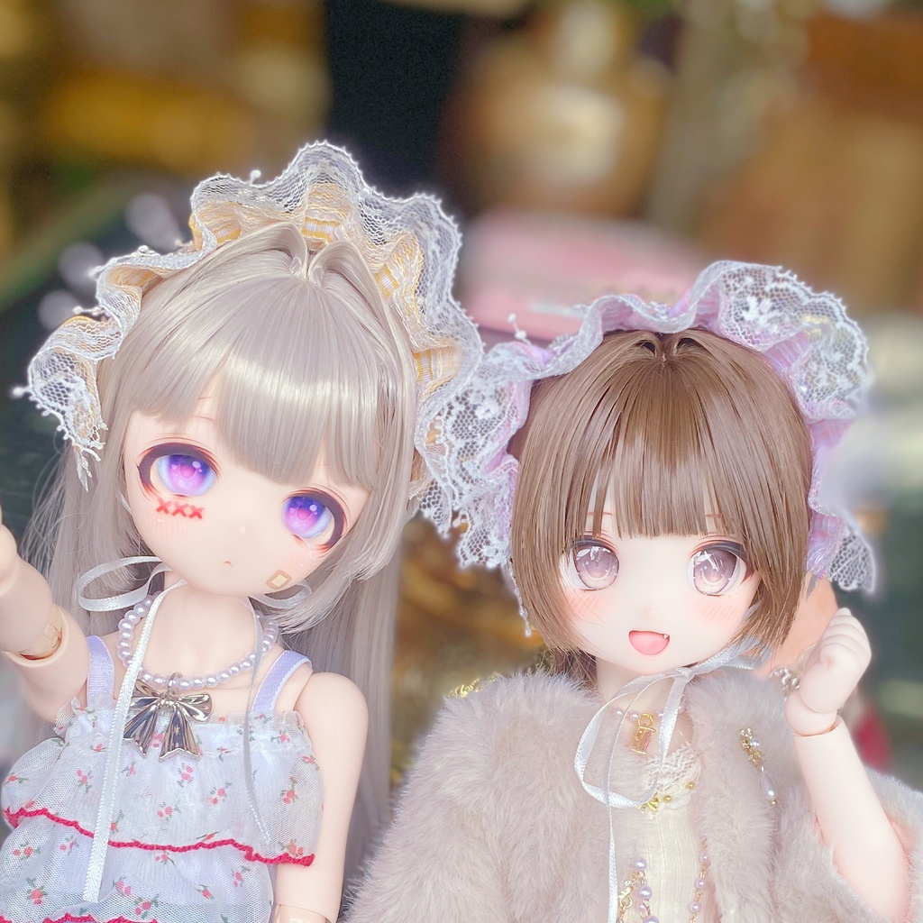 【1/4】ボンネット風ヘッドドレス