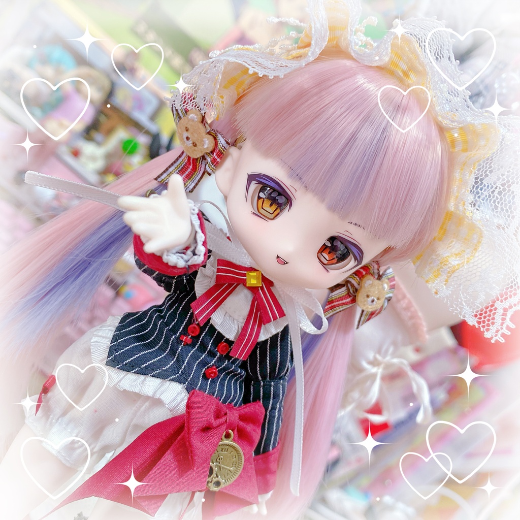 【1/6 ボニバニ6】ボンネット風ヘッドドレス