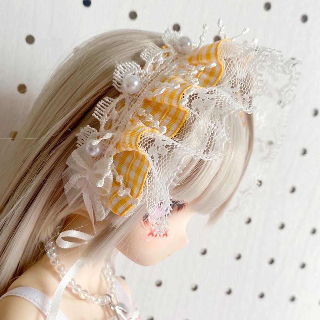 【1/6 ボニバニ6】ボンネット風ヘッドドレス