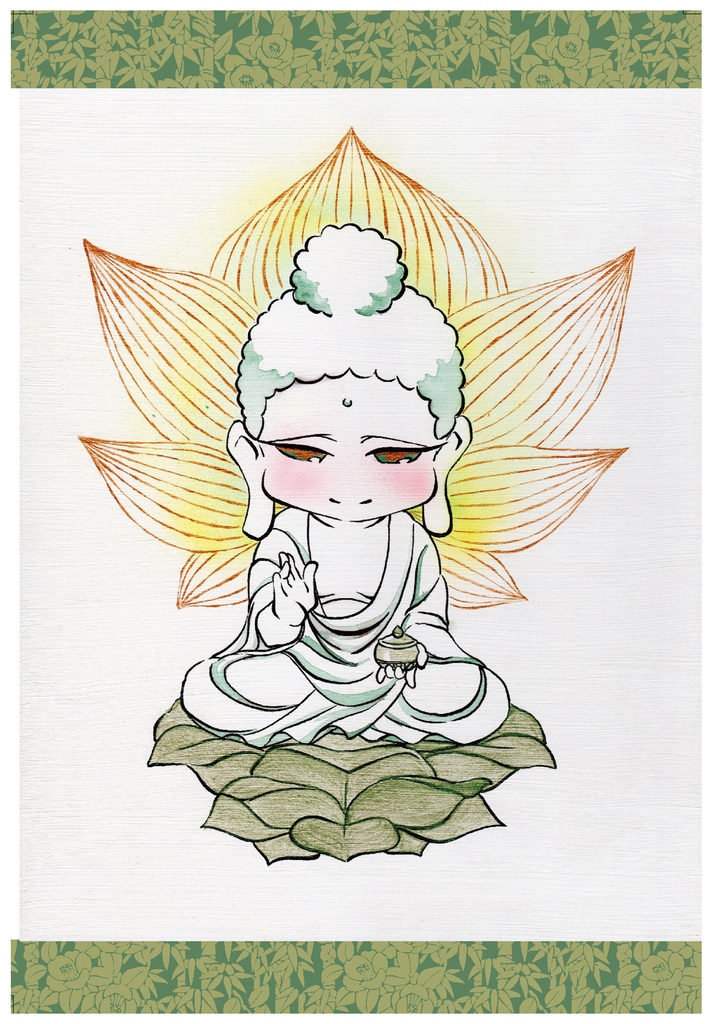 【ポストカード】仏さん初期シリーズ