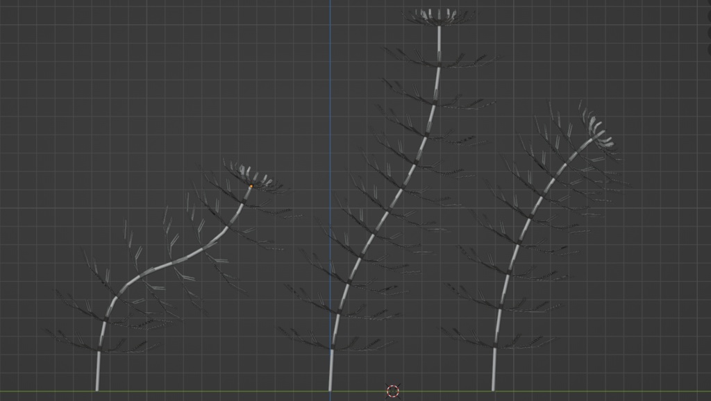 無料版あり マツモ(Ceratophyllum demersum) 3Dモデル