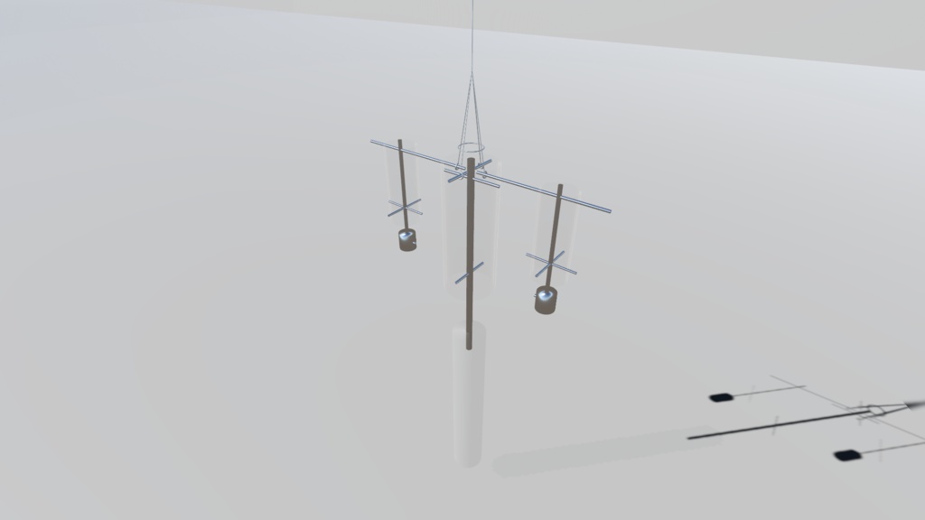 無料版あり SFな風鈴「トーンチューブ」 3Dモデル