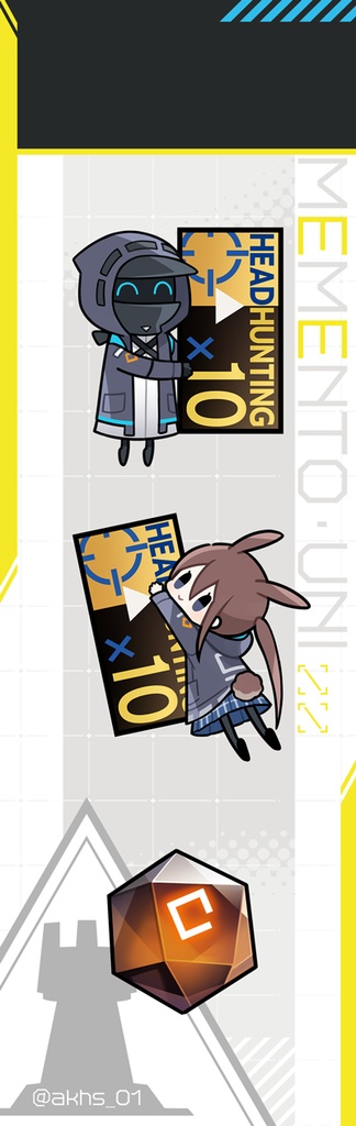 連結アクリルチャーム【ドクター・アーミヤ・源石】