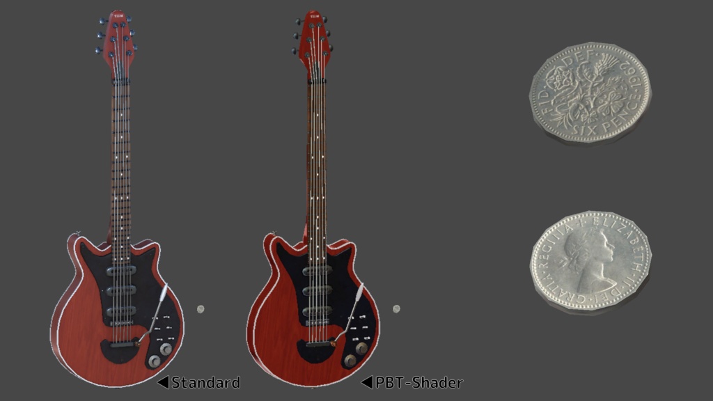 (無料)3Dモデル「ハンドメイドエレキギター」