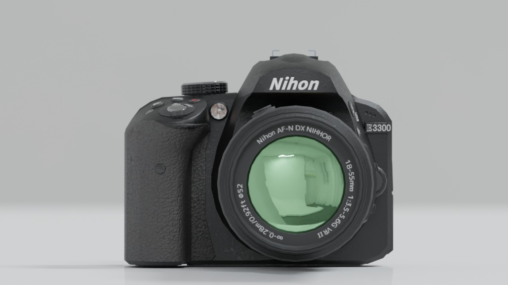 3Dモデル「カメラ・レンズ・アクセサリセット」【VRC想定】