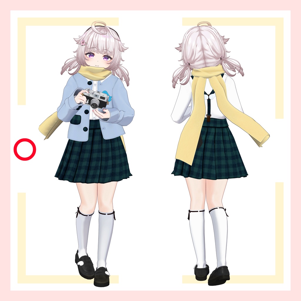 オリジナル3Dモデル「とここちゃん」