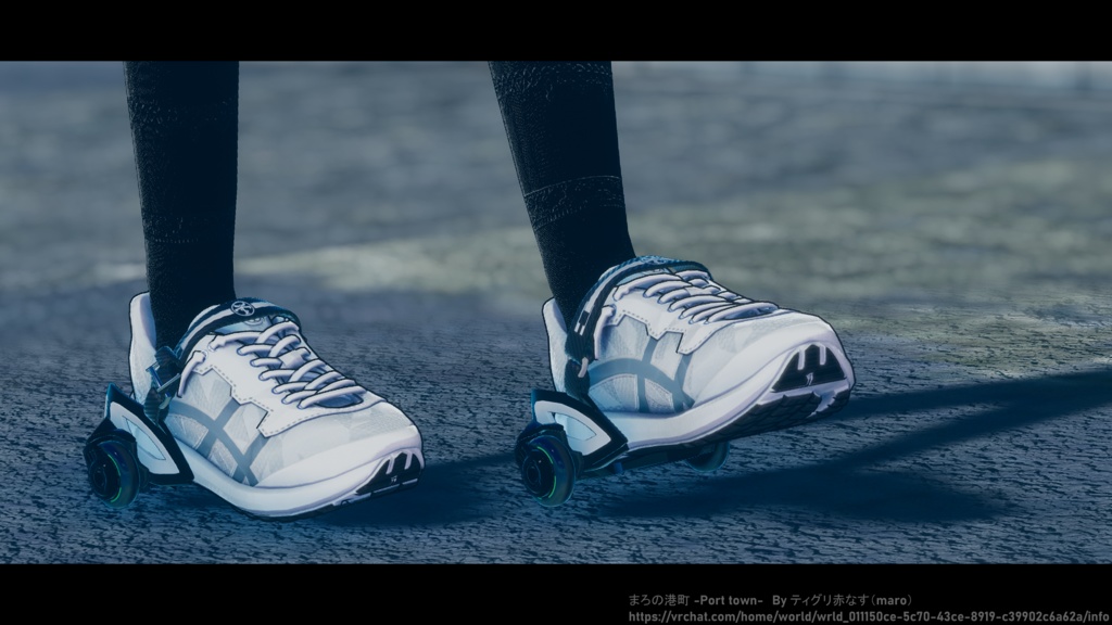 3Dモデル「RollerWheel+RunningShoes」