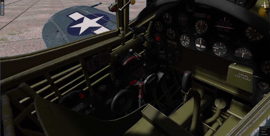 3Dモデル「Vought F4U-1A Corsair」【VRC向け】