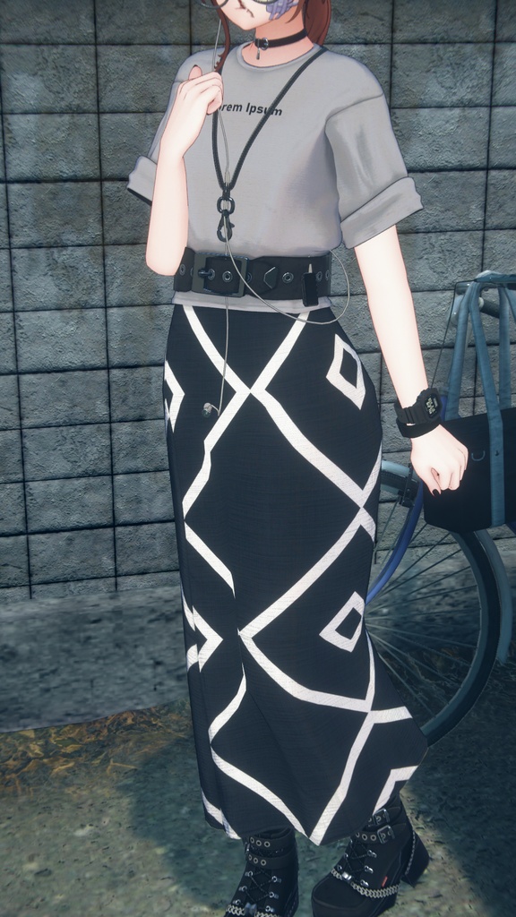 3Dキャラクター「弓月(Yudzuki)」