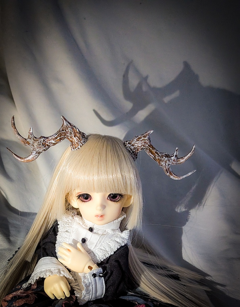 ▼ドール用ツノパーツ【シカ】