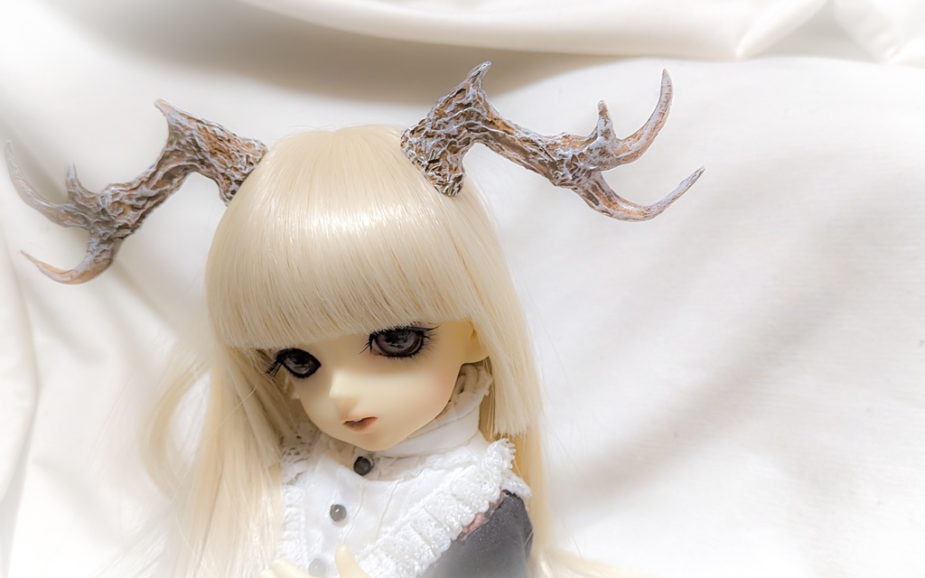 ▼ドール用ツノパーツ【シカ】