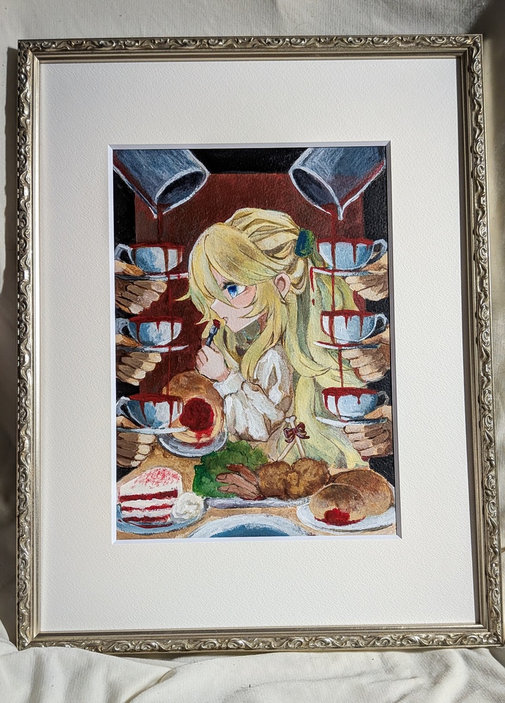 【個展原画】朧気マナー・レディ