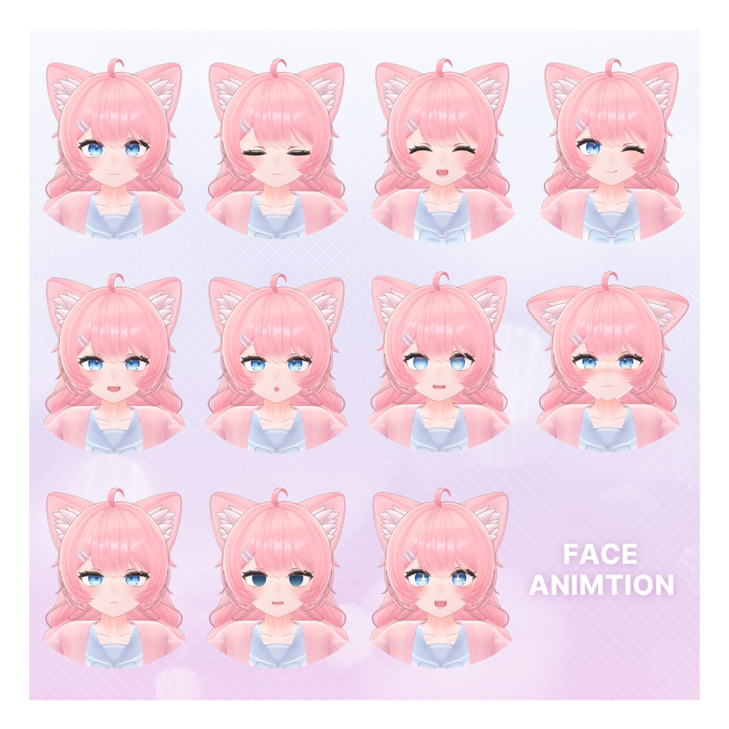 オリジナル3Dモデル「桃香」ver1.0.2