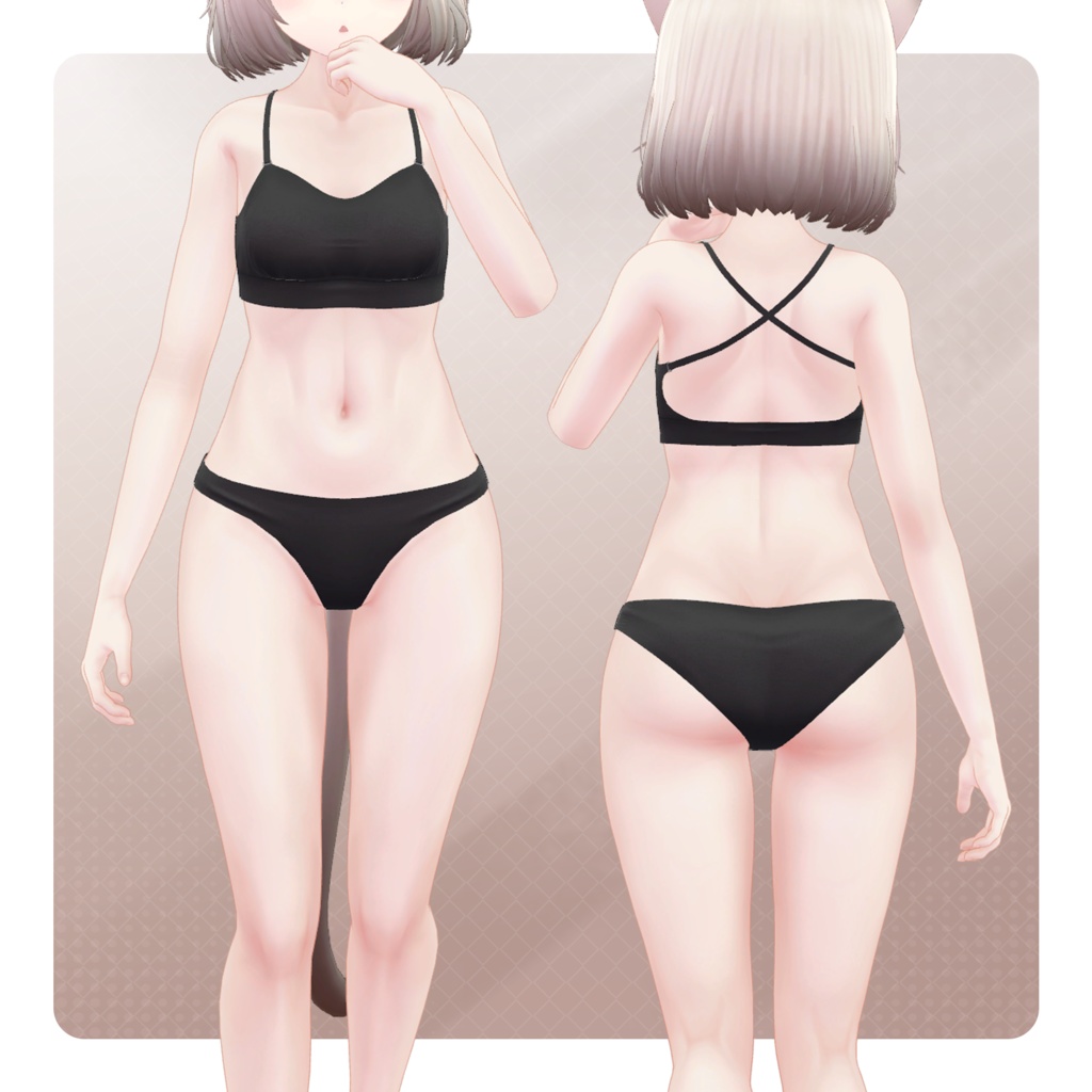 オリジナル3Dモデル「ナオ - Nao」ver1.0.0