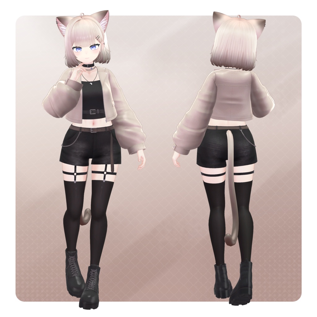 オリジナル3Dモデル「ナオ - Nao」ver1.0.0