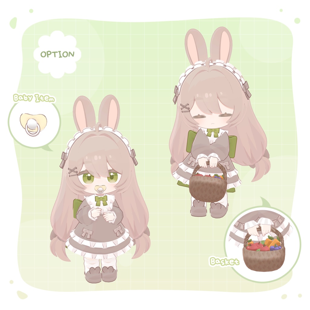 オリジナル3Dモデル「ここね - Kokone」ver1.0.1