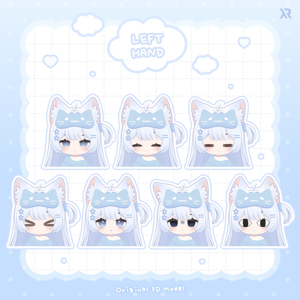 オリジナル3Dモデル「りりえ - Ririe」ver1.0.0