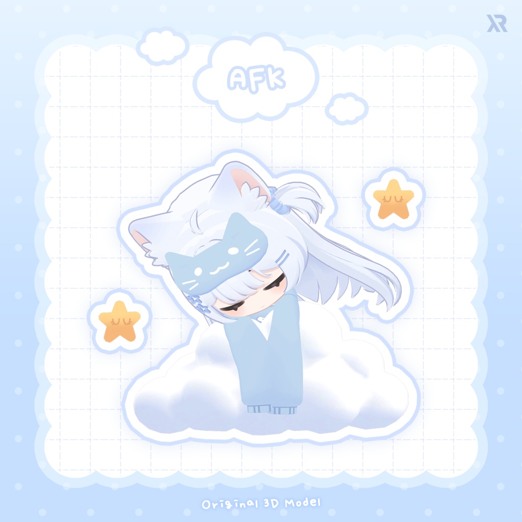 オリジナル3Dモデル「りりえ - Ririe」ver1.0.0