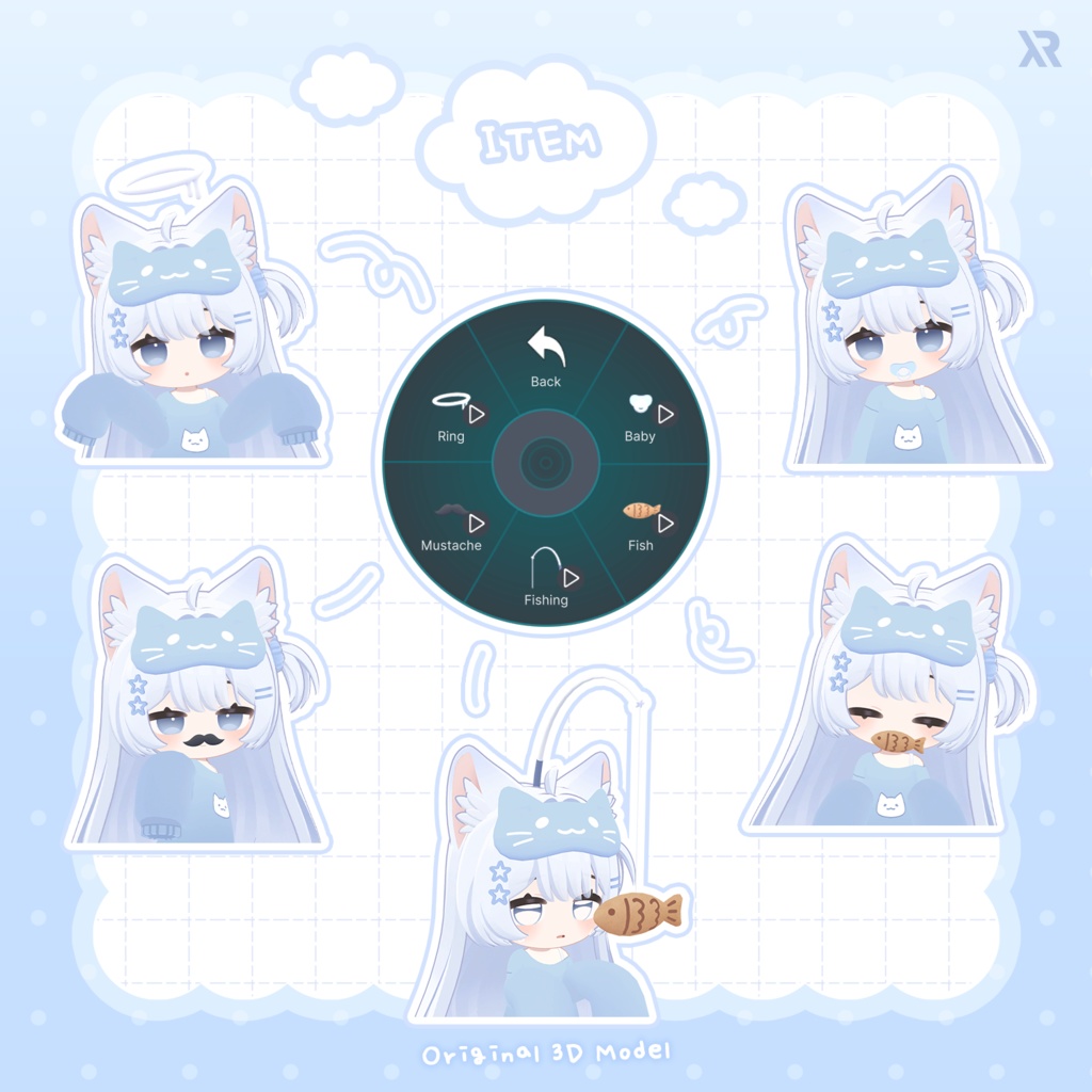 オリジナル3Dモデル「りりえ - Ririe」ver1.0.0