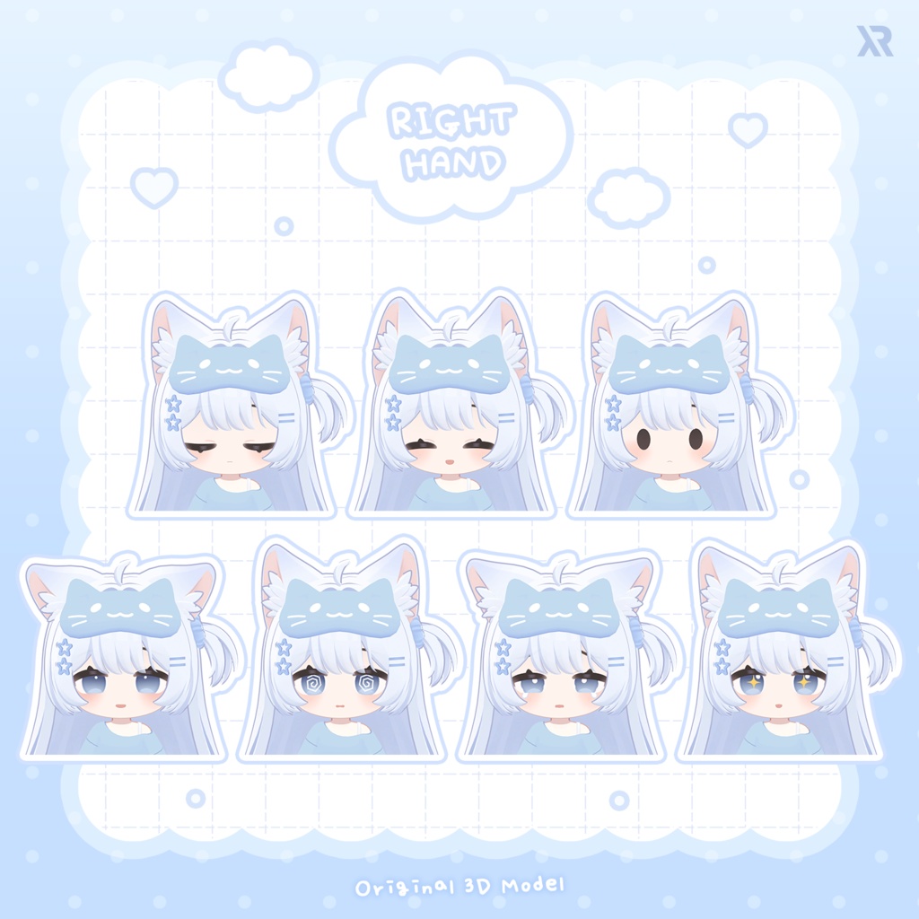 オリジナル3Dモデル「りりえ - Ririe」ver1.0.0