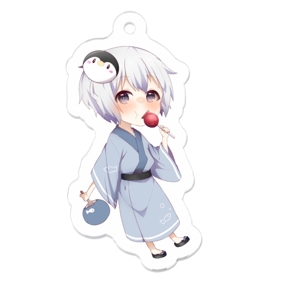 アクリルキーホルダー - 50 x 50 (mm) 夏ver.