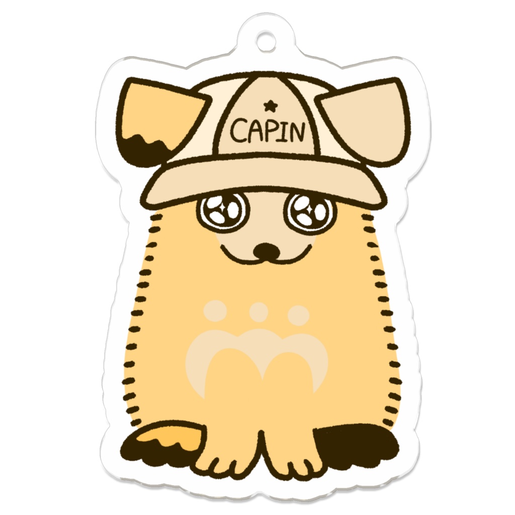 アクリルキーホルダー（キャピヌver）