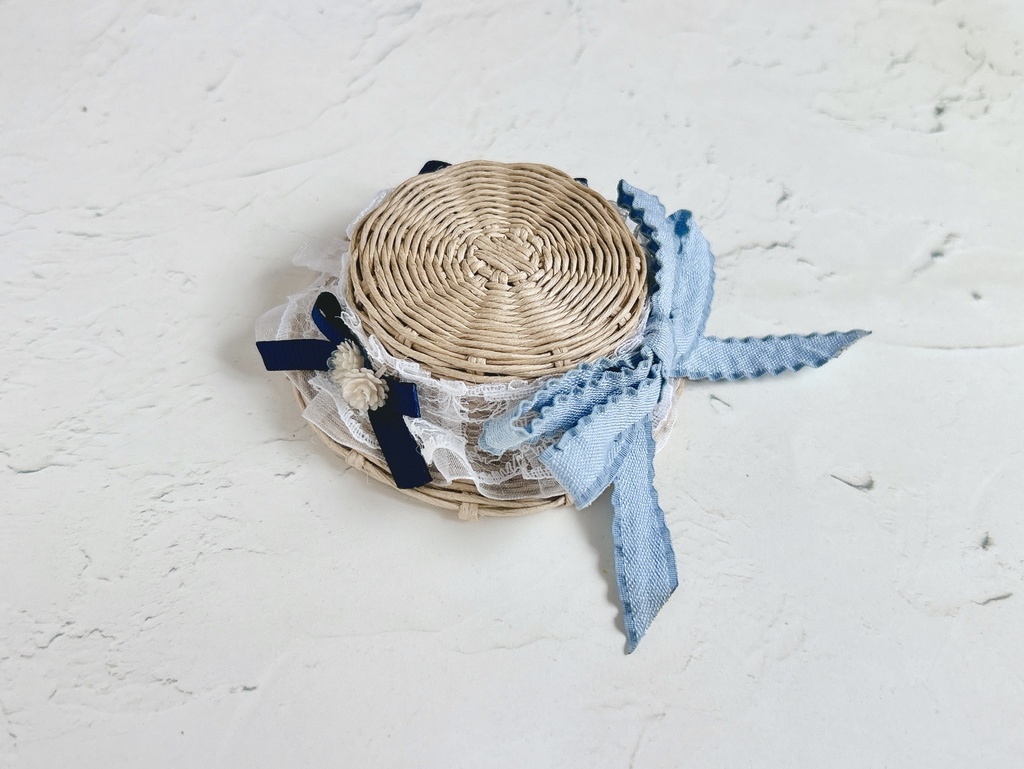 ぬい用カンカン帽(アンティーク)