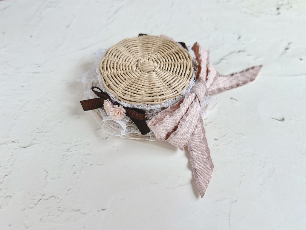 ぬい用カンカン帽(アンティーク)