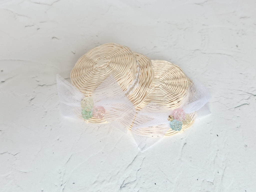 ぬい用カンカン帽(こんぺいとう)