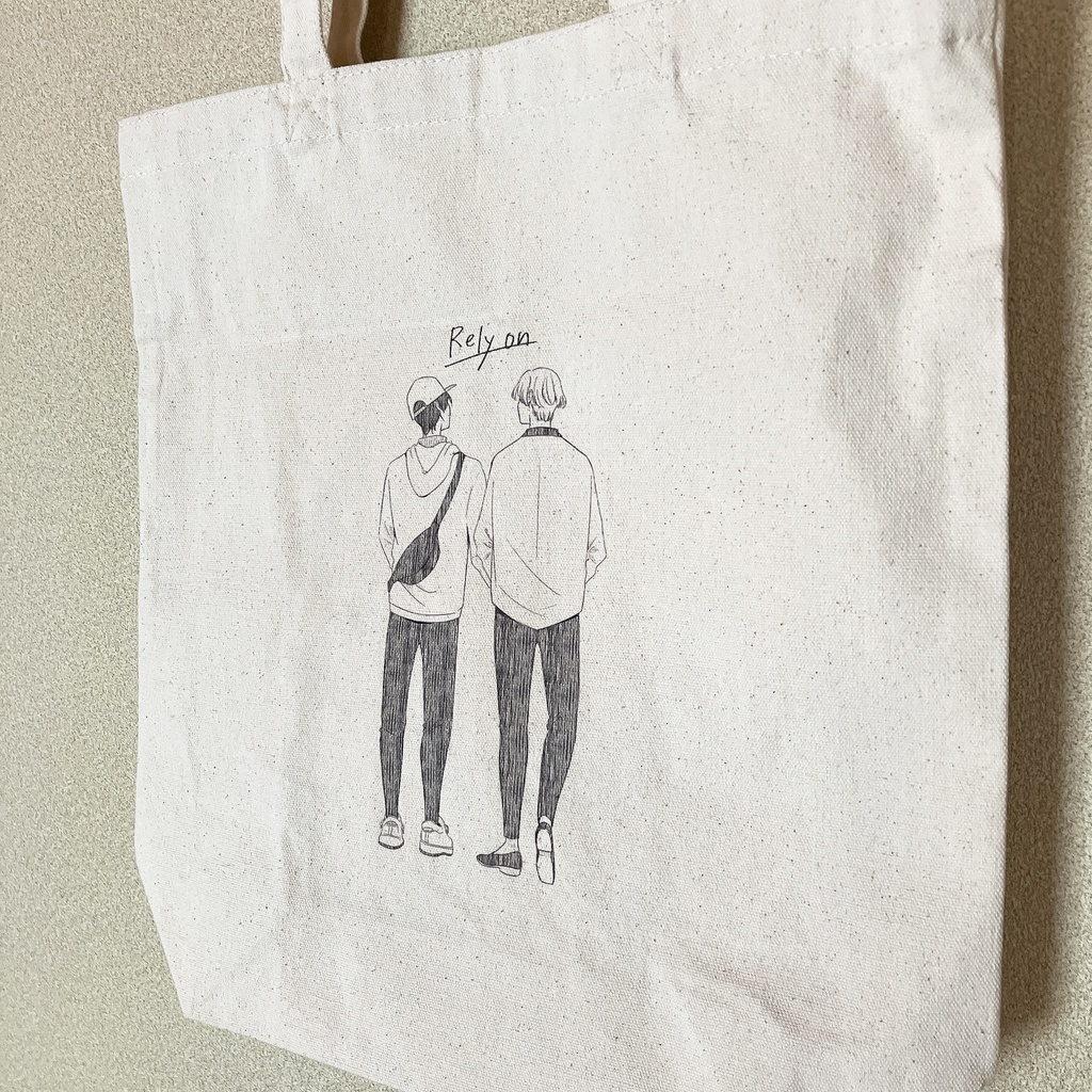 ポケット手繋ぎトート(sketch)