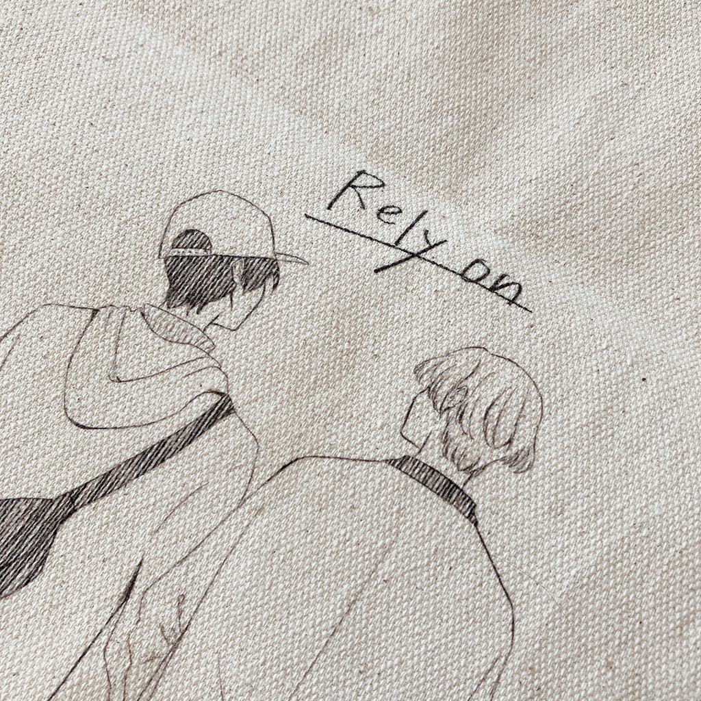 ポケット手繋ぎトート(sketch)