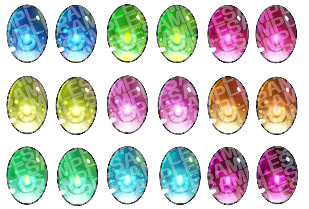 湖畔の瞳【改変用瞳テクスチャ】