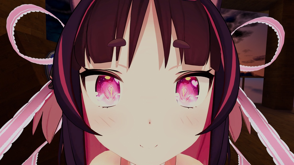 空と少女と淫紋はーと【改変用瞳テクスチャ】