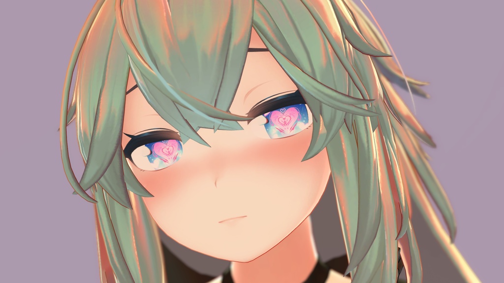 空と少女と淫紋はーと【改変用瞳テクスチャ】