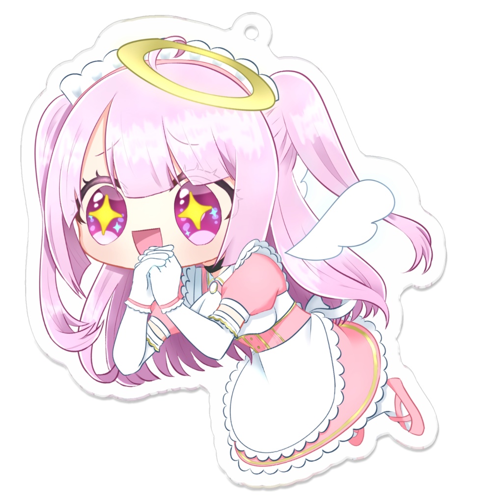 天羽えるSDアクリルキーホルダー✧キラキラVer.