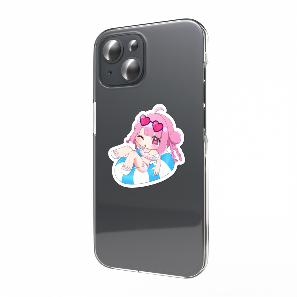 天羽えるSDスマホステッカー✧サマープールVer.