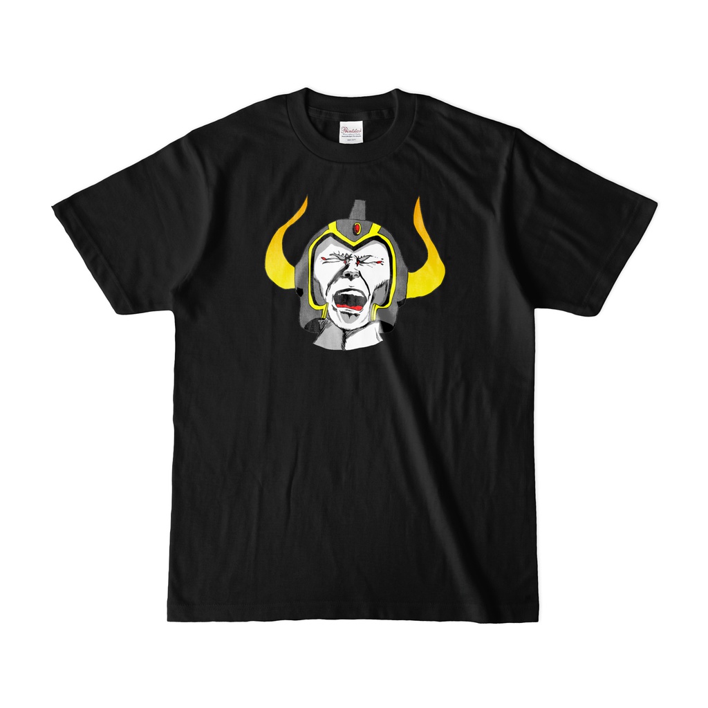 あっくん大魔王変顔Tシャツ黒