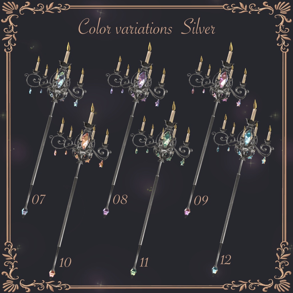 ✨セール中✨【ギミック付き】炎揺らめく~ChandelierScepter ~