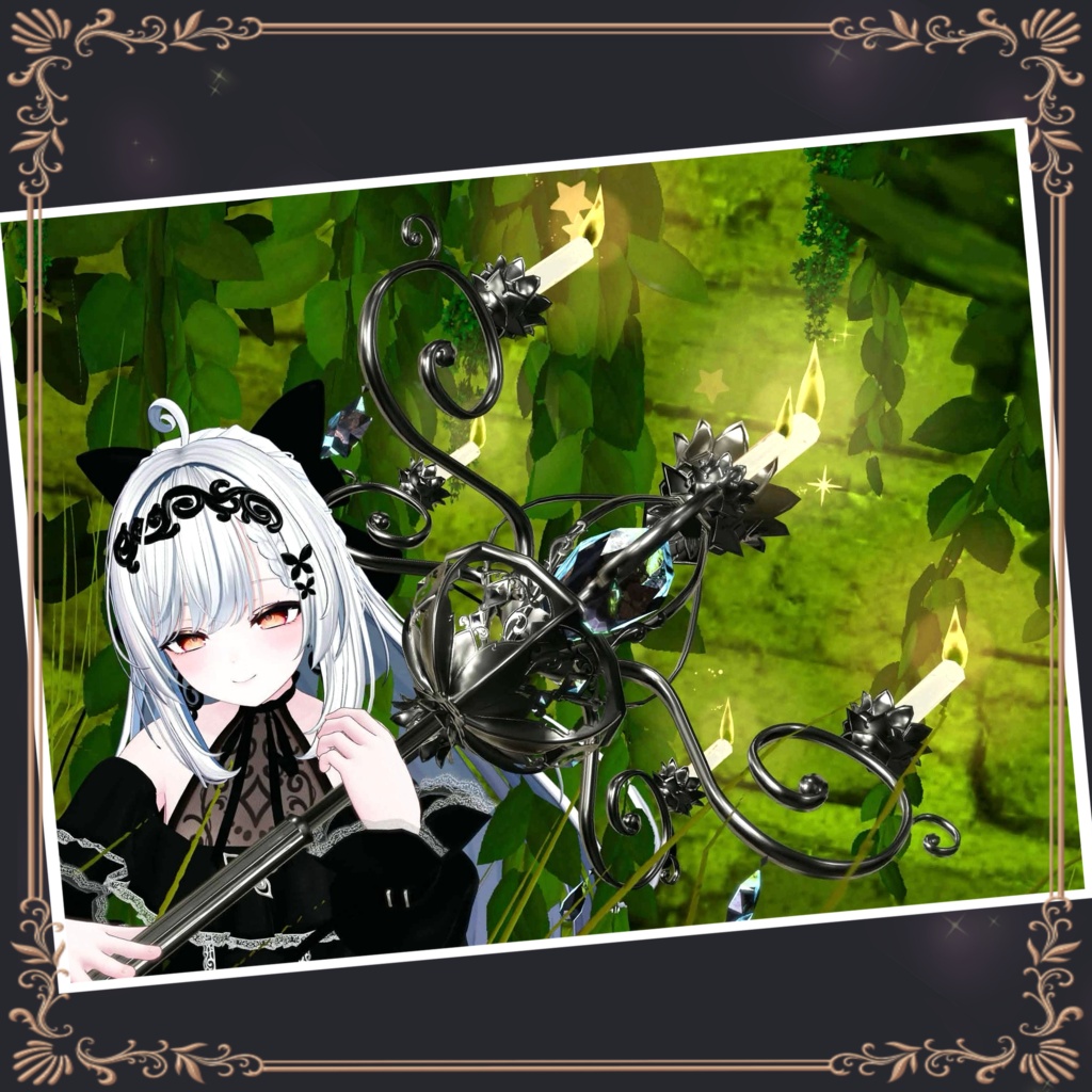 ✨セール中✨全36色【ギミック付き】炎揺らめく~ChandelierScepter ~