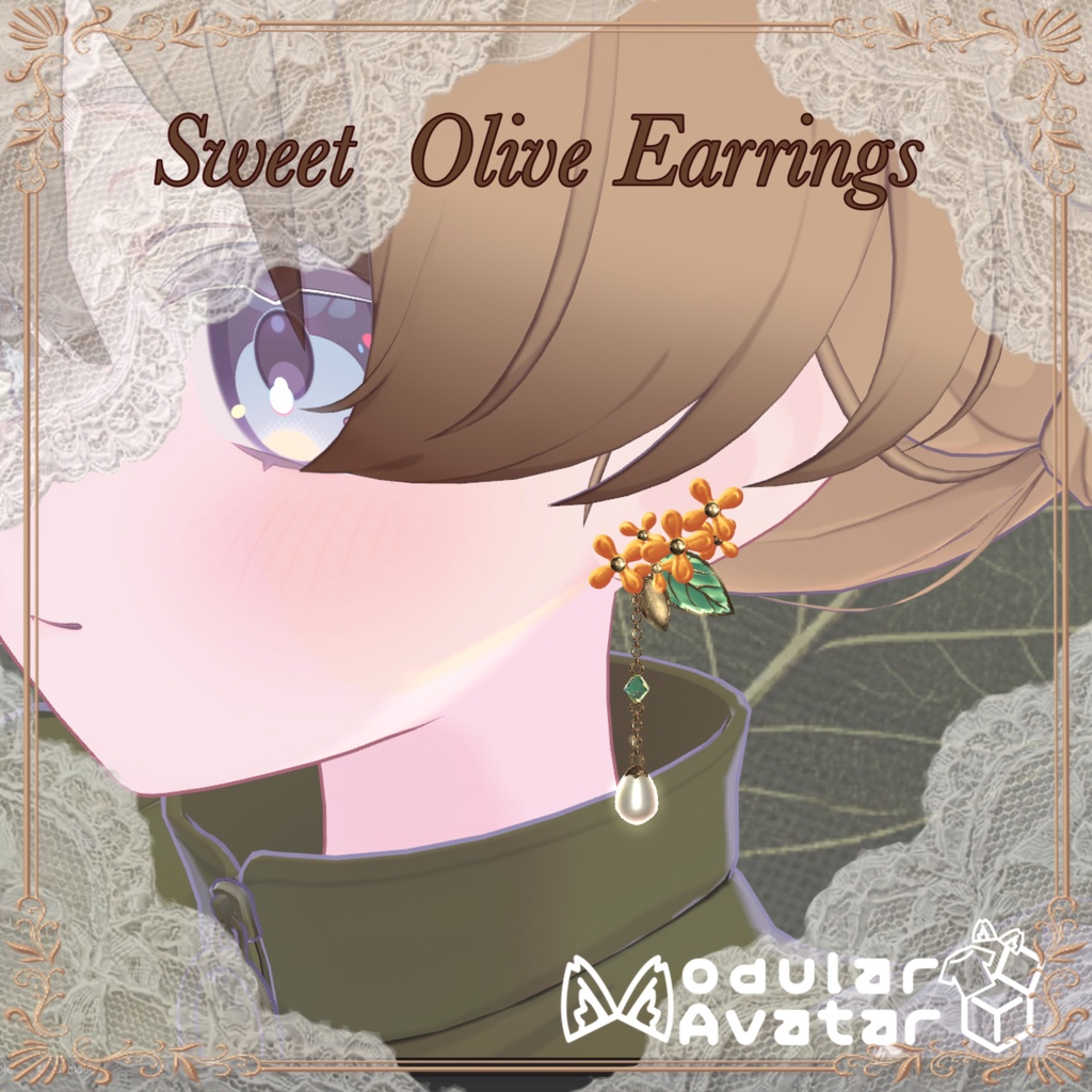 ✨セール中✨【カスタム∞】金木犀のピアス ～ Sweet Olive Earrings ～