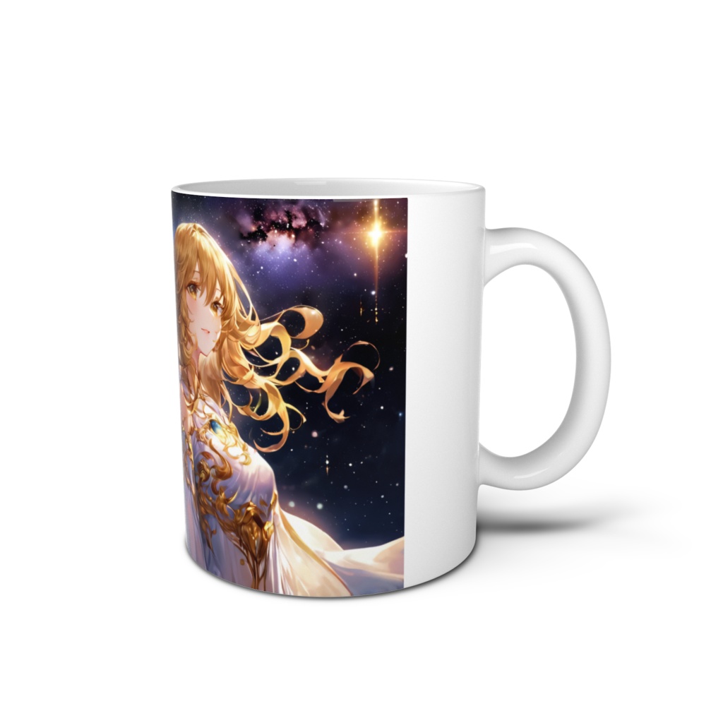 双子座の女神:まばゆい星雲に囲まれて