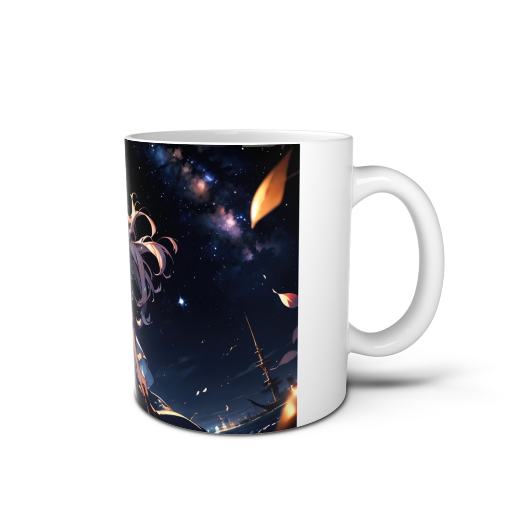 蟹座の女神:星屑がダンスを舞う宇宙<マグカップ>