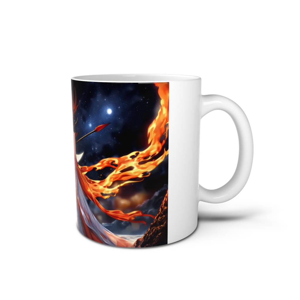 <マグカップ>射手座の女神:大地に揺らぐ炎をまとって