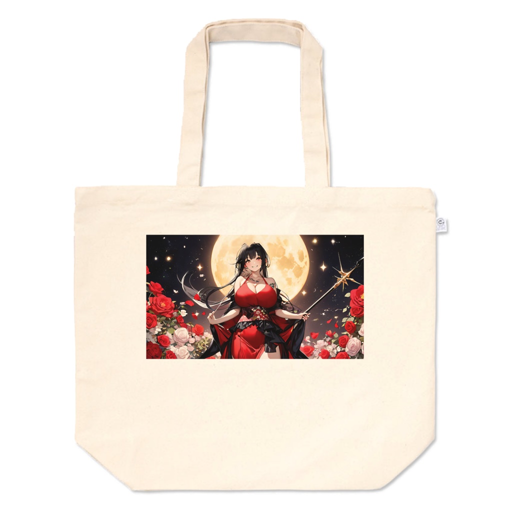 <トートバッグ>蠍座の女神：月夜の晩に薔薇に語れば