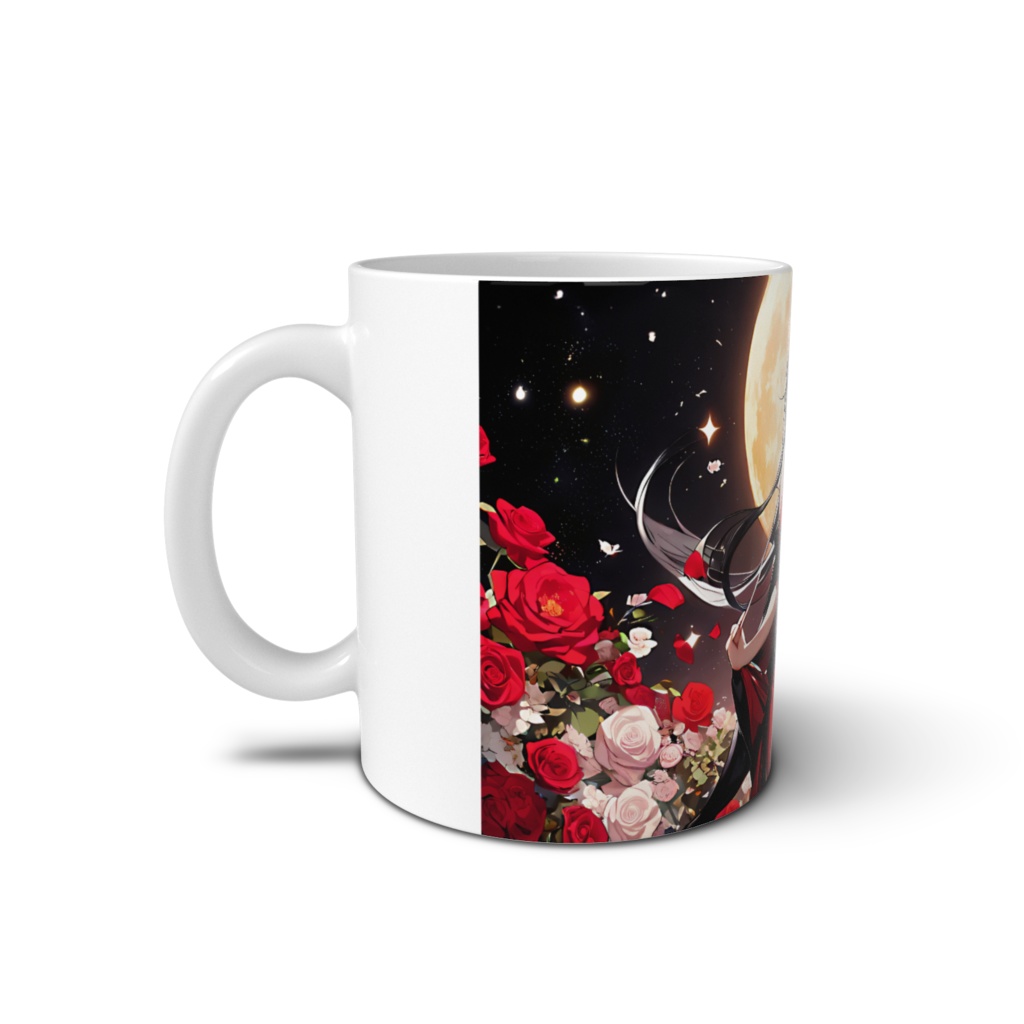 <マグカップ>蠍座の女神:月夜の晩に薔薇に語れば