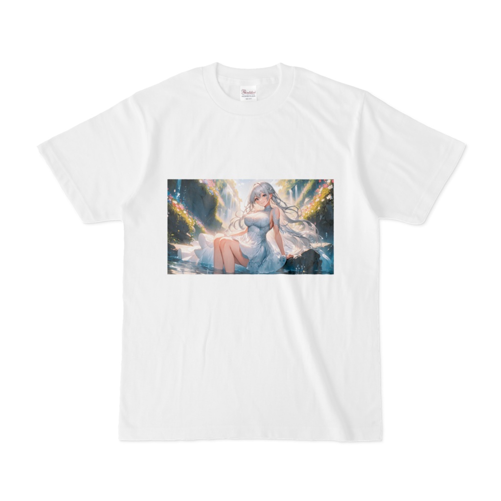 <Tシャツ>水瓶座の女神：渓谷の河音が響く春