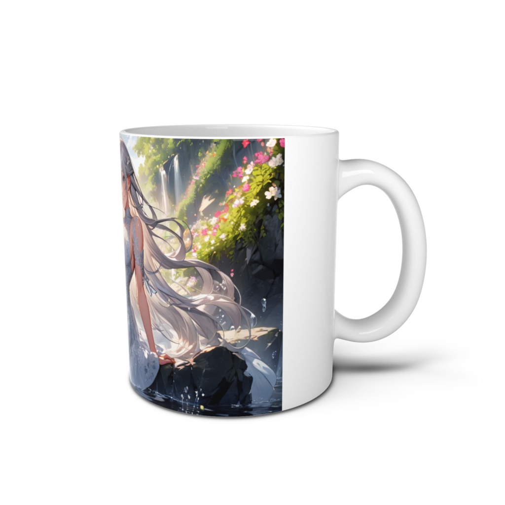 <マグカップ>水瓶座の女神:渓谷の河音が響く春