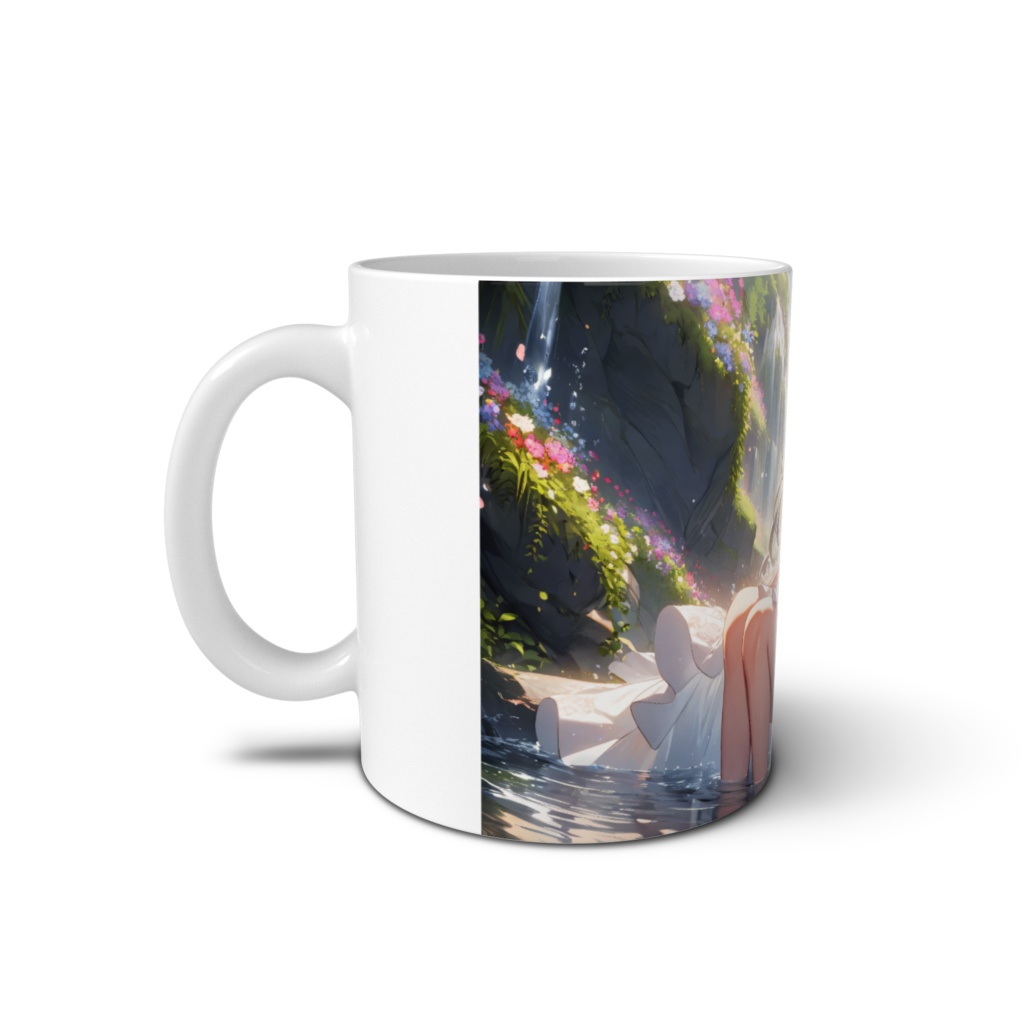 <マグカップ>水瓶座の女神:渓谷の河音が響く春