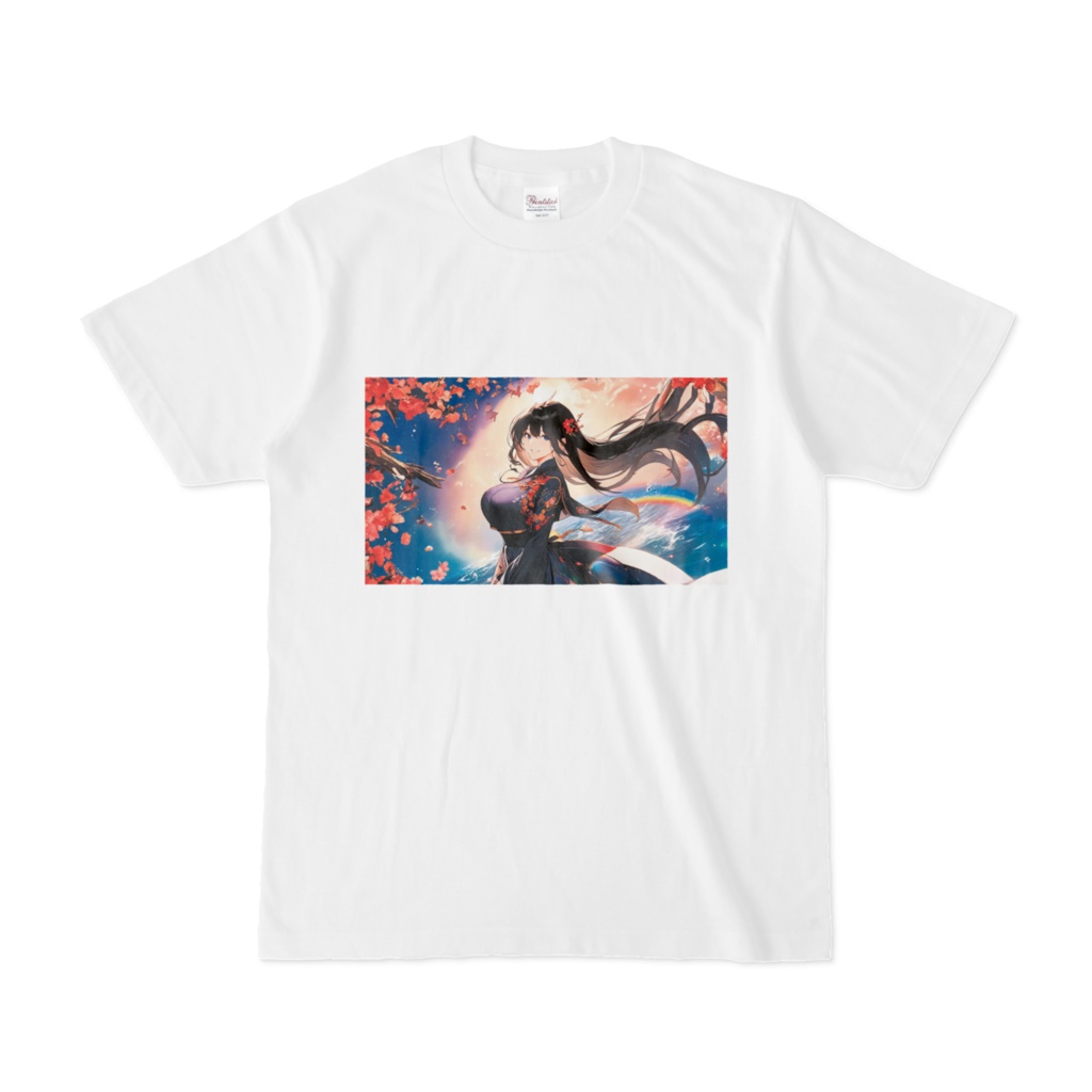 <Tシャツ>魚座の女神：梅のかほりを初夏へ向けて