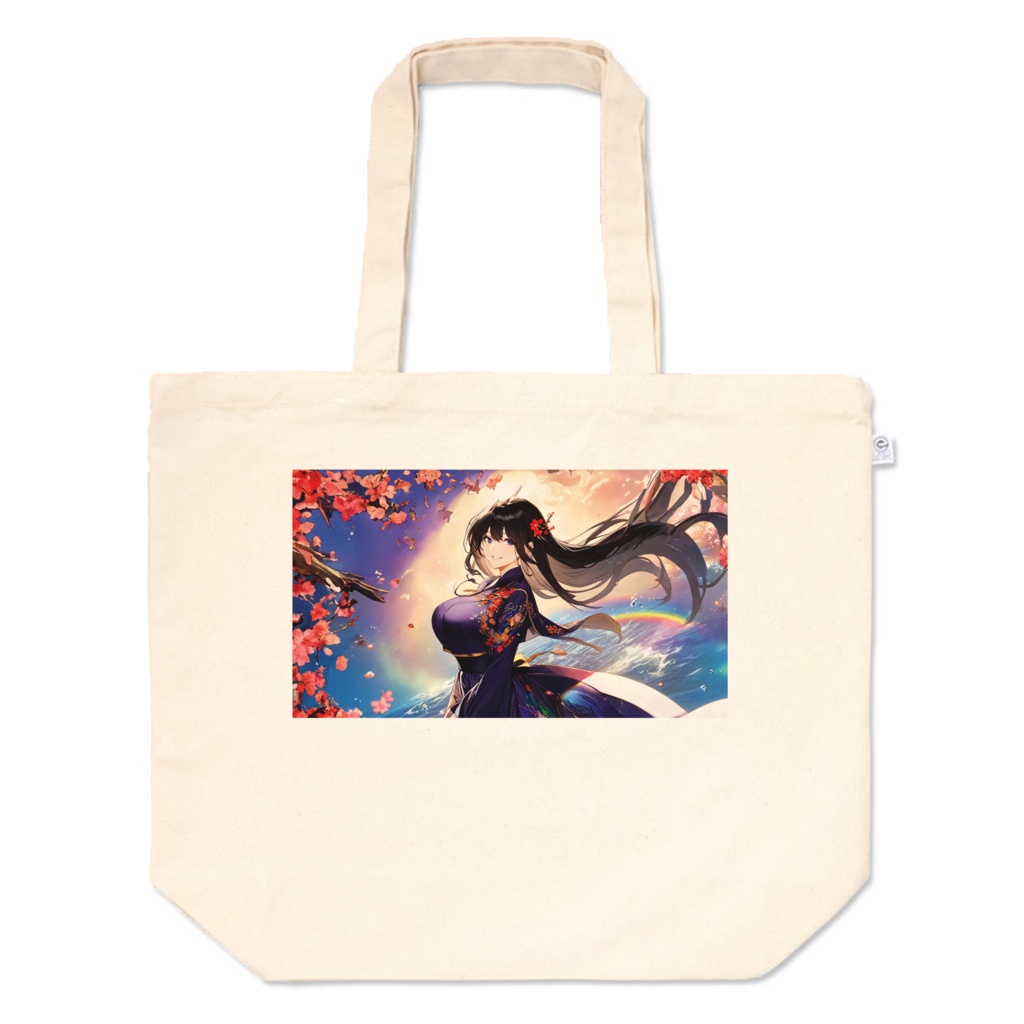<トートバッグ>魚座の女神：梅のかほりを初夏へ向けて